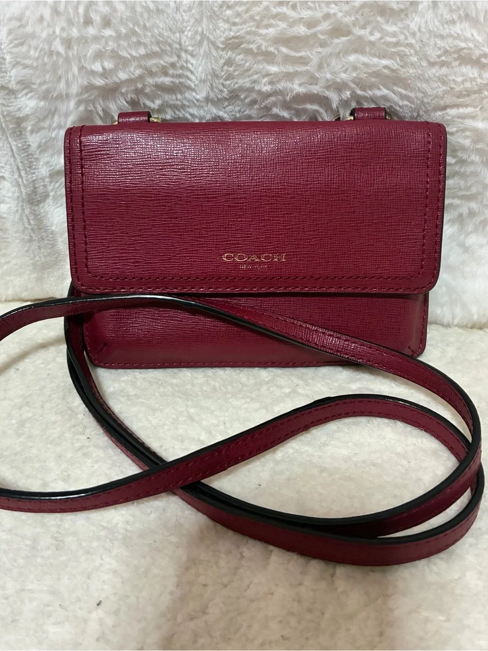 Coach Red Leather Madison